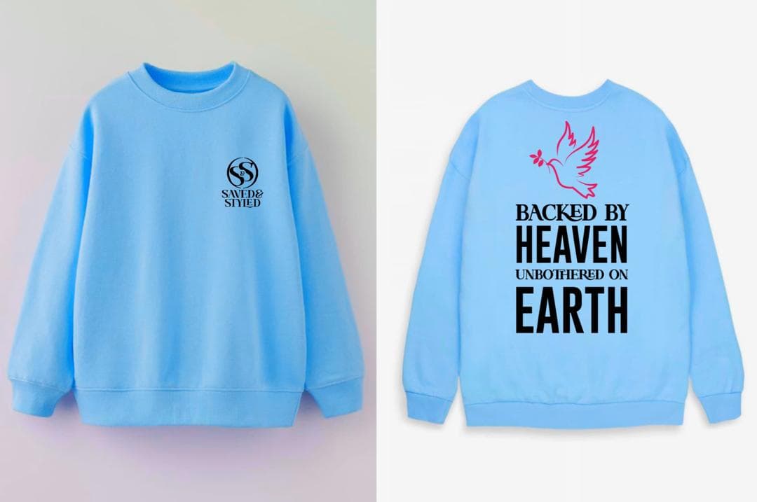 Backed By Heaven Sweatshirt